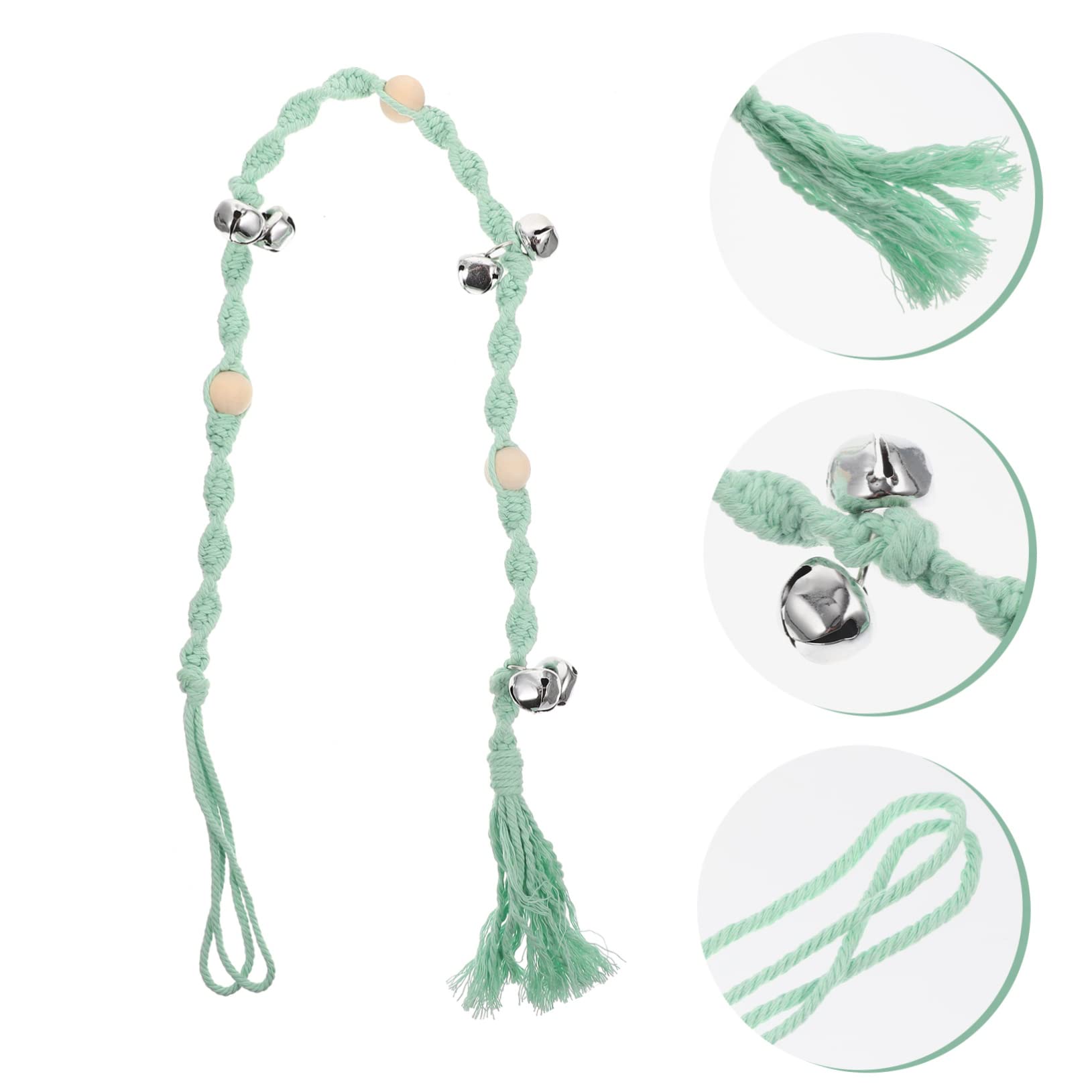 GANAZONO Professional Dog Doorbell Simple and Generous Portable Dog Bell Training Pet Doorbells