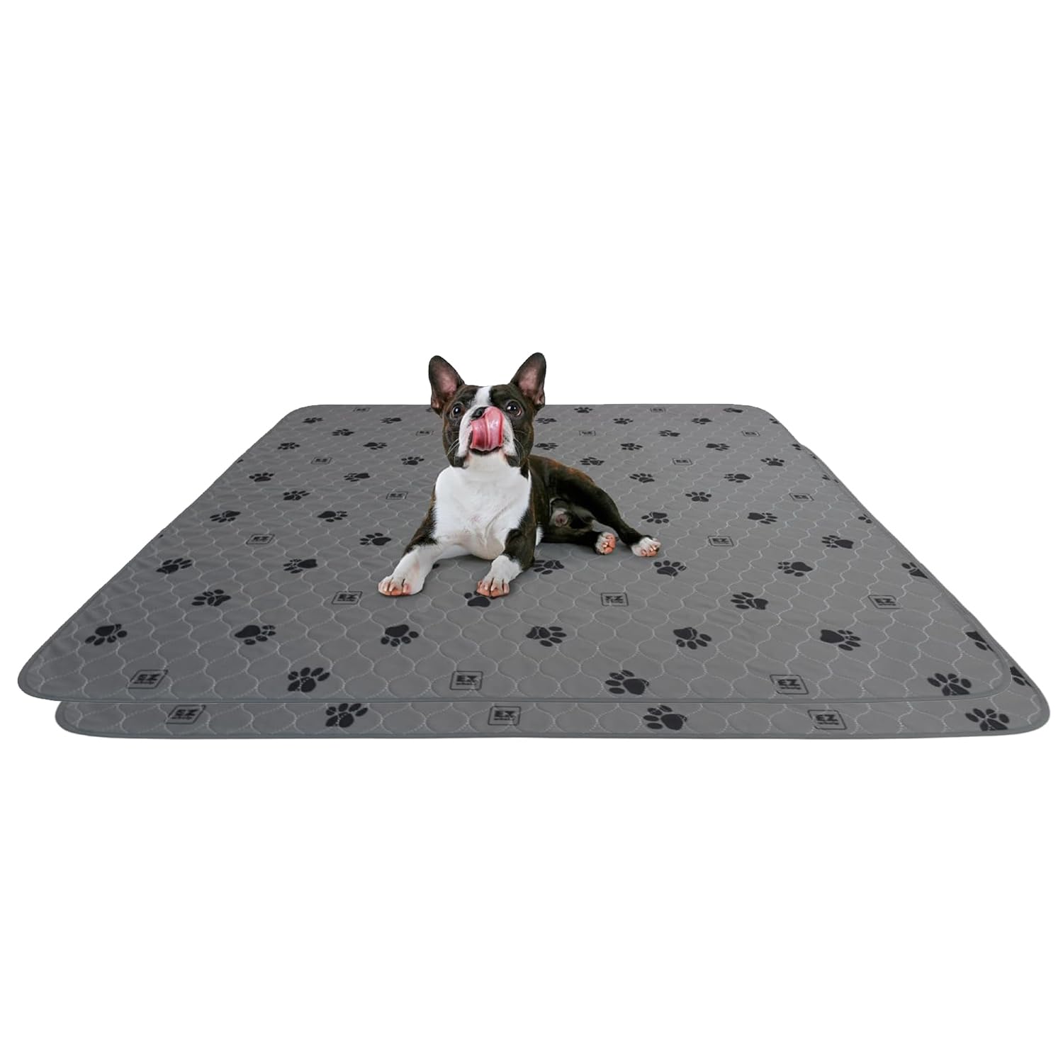 EZwhelp Reusable Quick Dry Pet Pee Pads - Waterproof, Washable for Large Dogs & Cats - Non-Slip Training Pads, Fast Absorbent - 50" x 50" Pack of 2 โ image 1