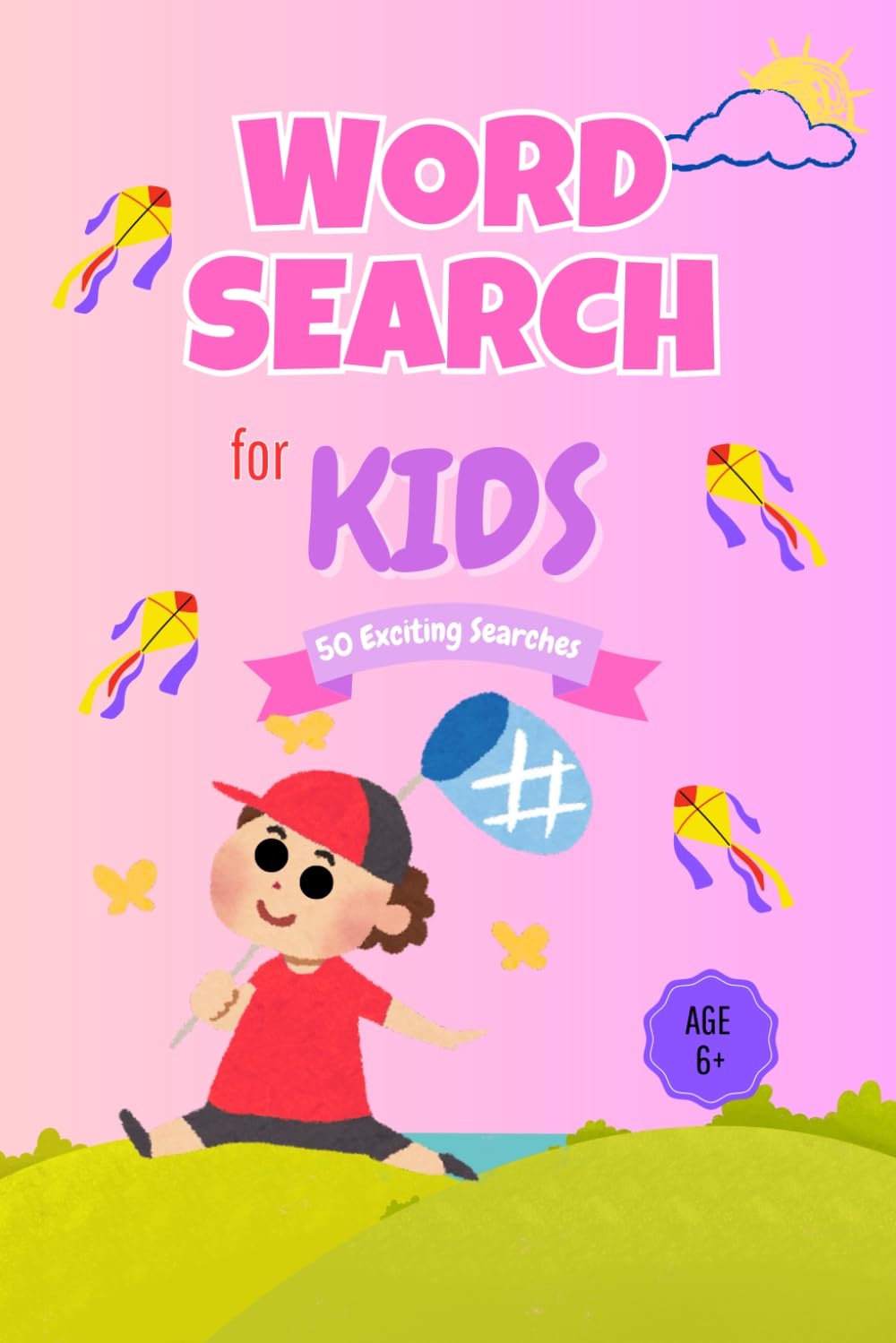 Word Search for Kids: 50 Exciting Puzzles with Easy to Read Print
