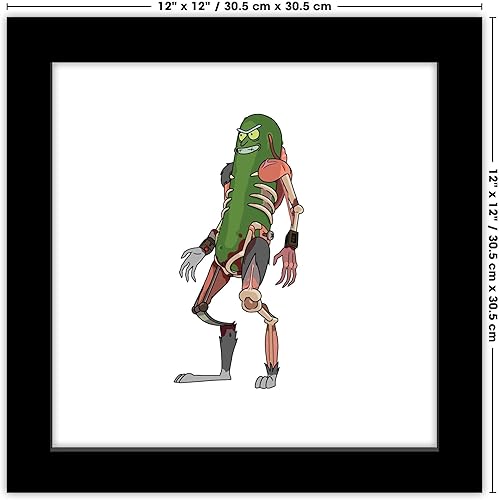Miniatura 7 de Trends International Gallery Pops Cartoon Network Rick and Morty - Póster de pared de Pickle Rick Rat Suit de pared, 12 x 12 pulgadas, versión