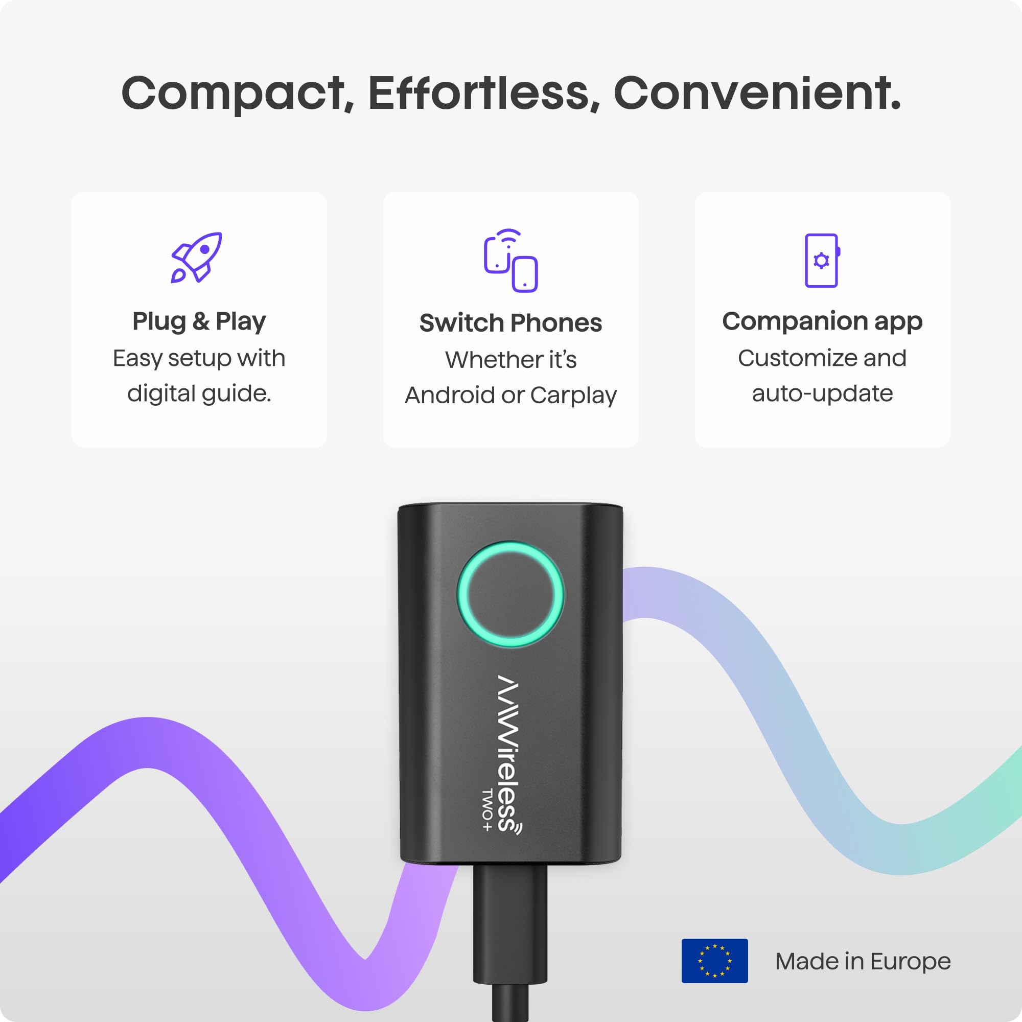 Amazon.com: AAWireless TWO+ Compatible with Android Auto & Apple