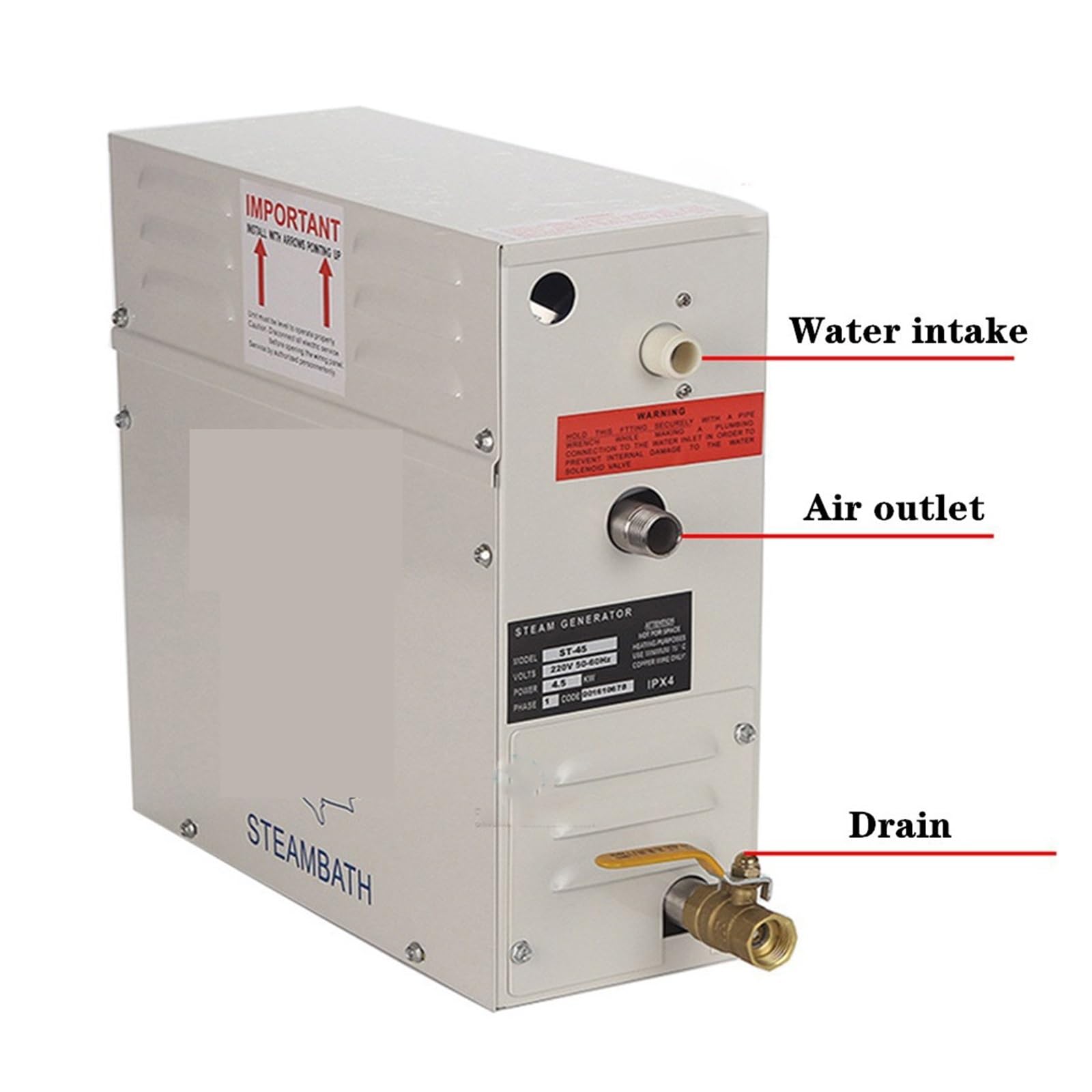 Stufa per Sauna, neratore di e domestico con macchina a e da 6KW, forno a e a e secco, sauna, controller digitale ST-60,per sauna/doccia/bagno(6kw)