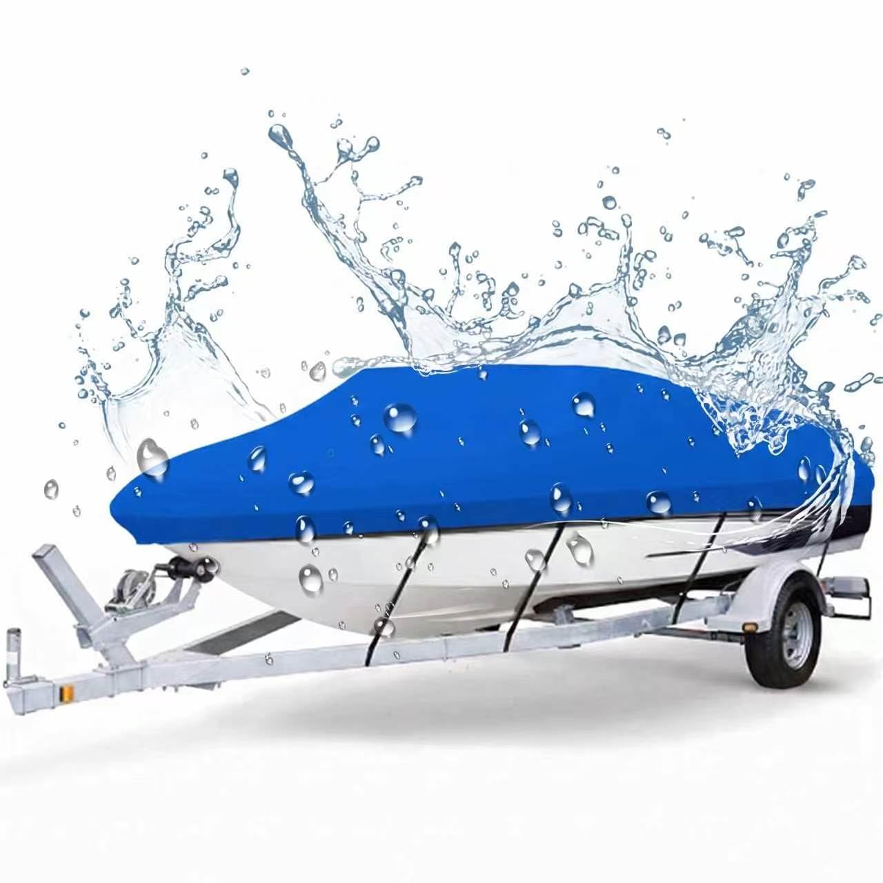 Couverture de yacht Alumacraft Jon 1546 contre la pluie