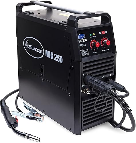 Miniatura 5 de Eastwood Máquina soldadora MIG de 250 amperios para acero y aluminio | Tecnología inversora de alta resistencia Máquina de soldadura de restauración