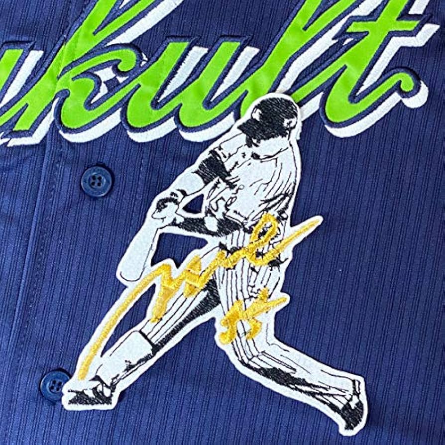 村上 選手　ヤクルト スワローズ　シルエット　刺繍ワッペン Amazon | 東京 ヤクルト スワローズ 刺繍ワッペン 村上 宗隆