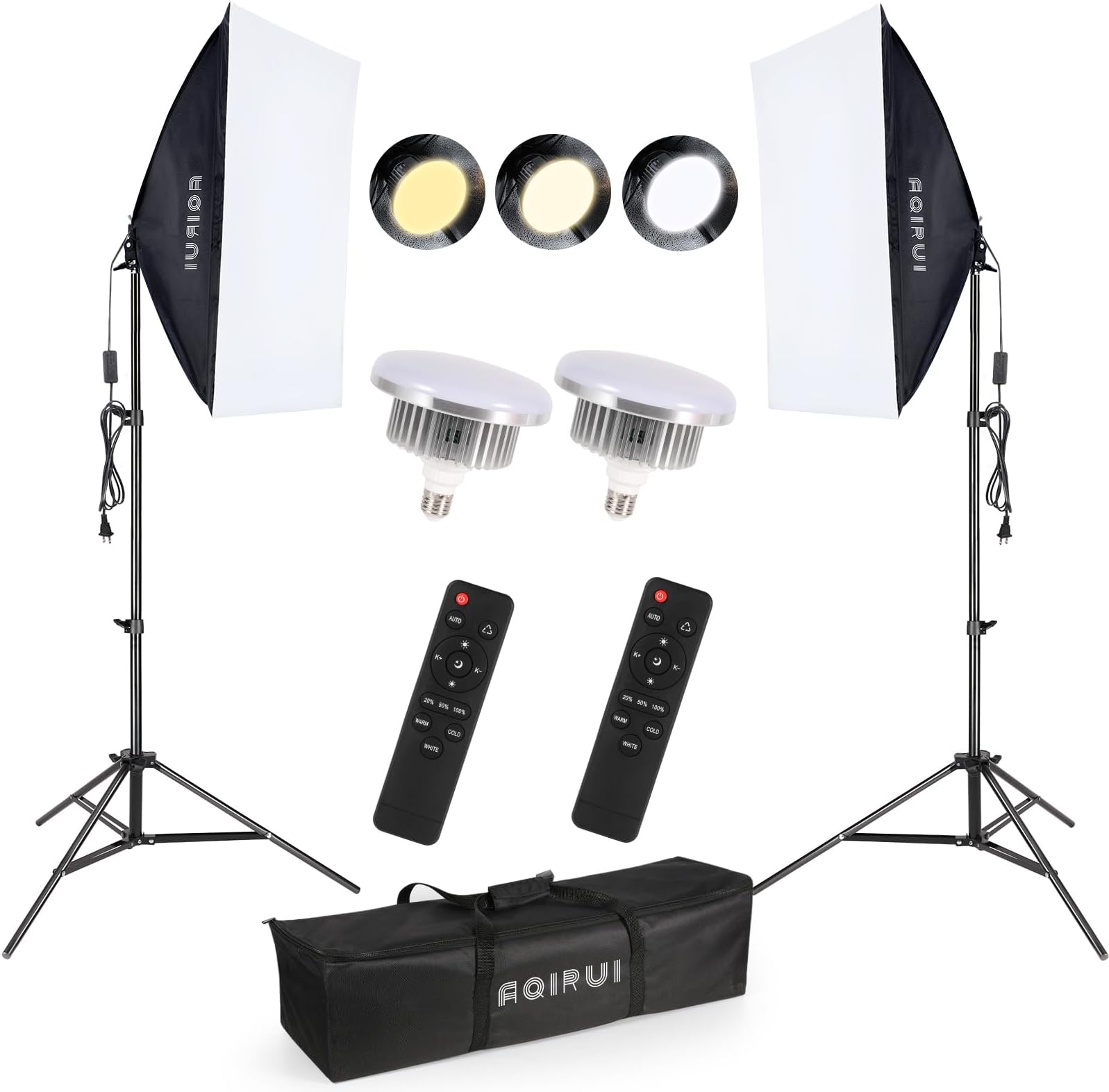 Neewer Photography Studio 600W Softbox Lighting Kit 3