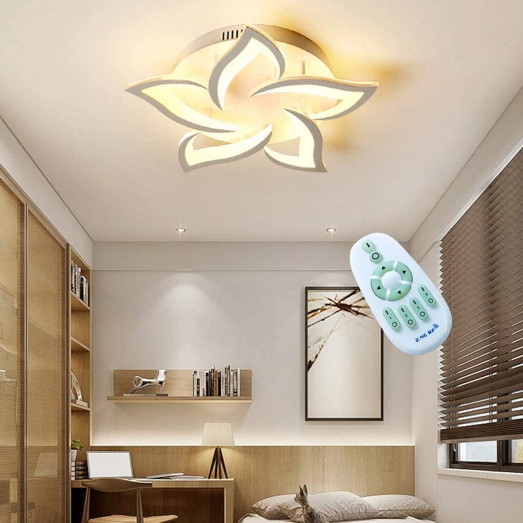 Lampe de plafond LED pour chambre créant une ambiance douce et chaleureuse