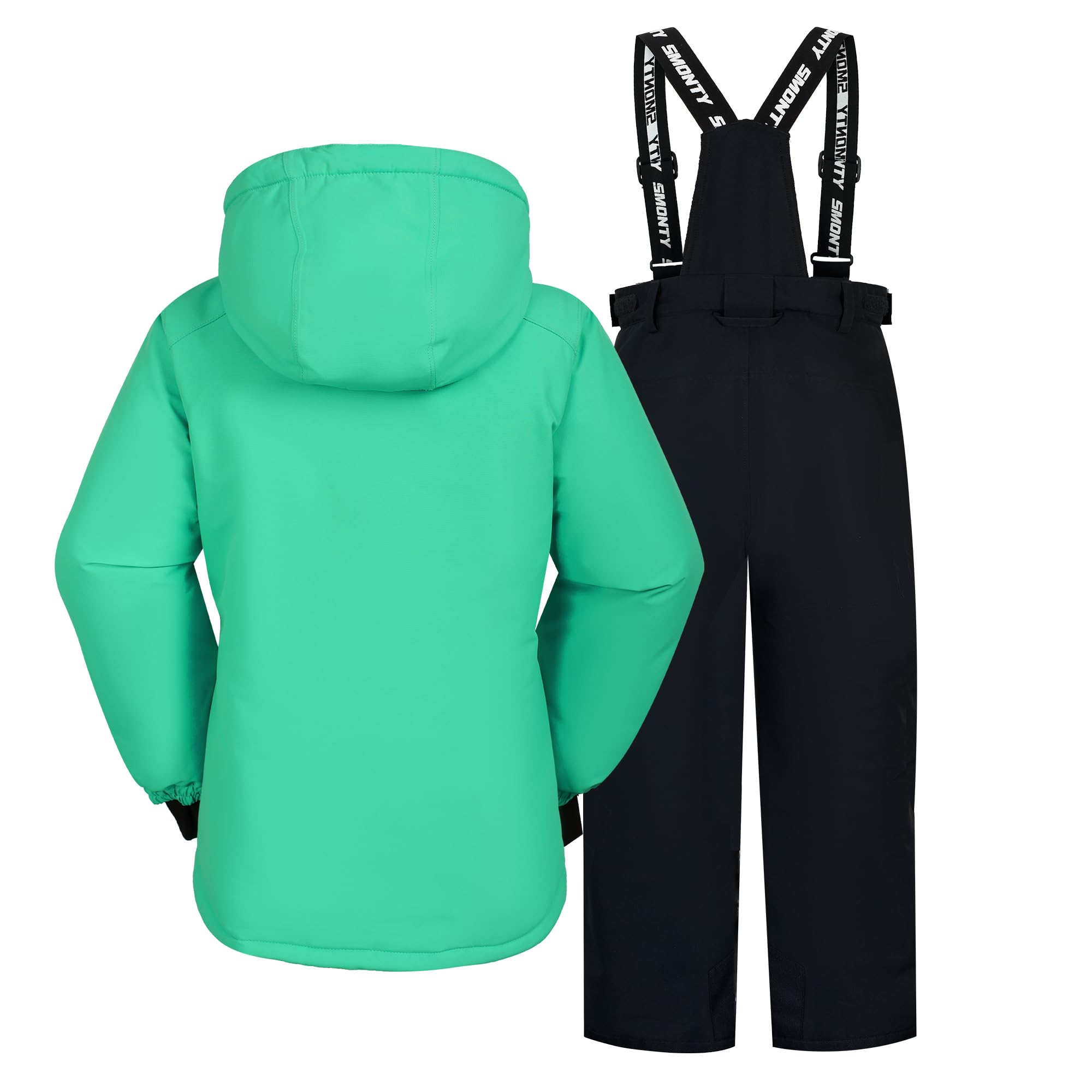 SMONTY SNOWER Tuta da Sci per Bambine con Cappuccio Staccabile, Completo da Sci, Super Caldo, Tuta Invernale per Bambina, Ragazza, Neve, Freddo, Impermeabile, Montagna, Sport Invernali, Regalo