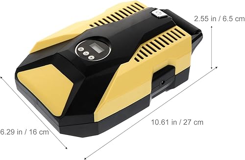 Miniatura 2 de Mobestech Compresor de aire eléctrico, inflador portátil con medidor de presión digital, cilindro, bomba de aire para automóviles, motocicletas,