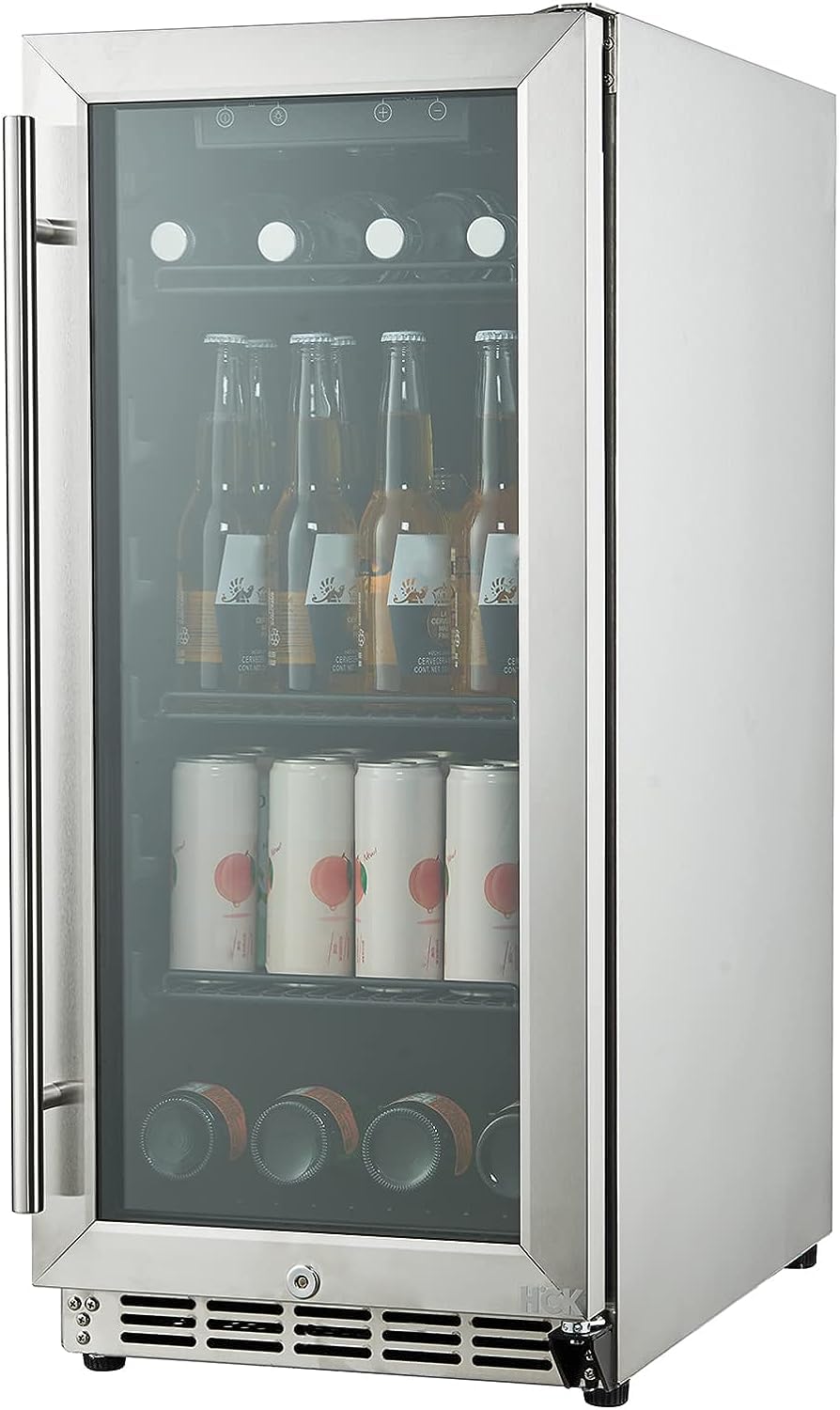 Amazon.com: HCK 15 Inch Beverage Fridge, 3.18 cu.ft Beverage