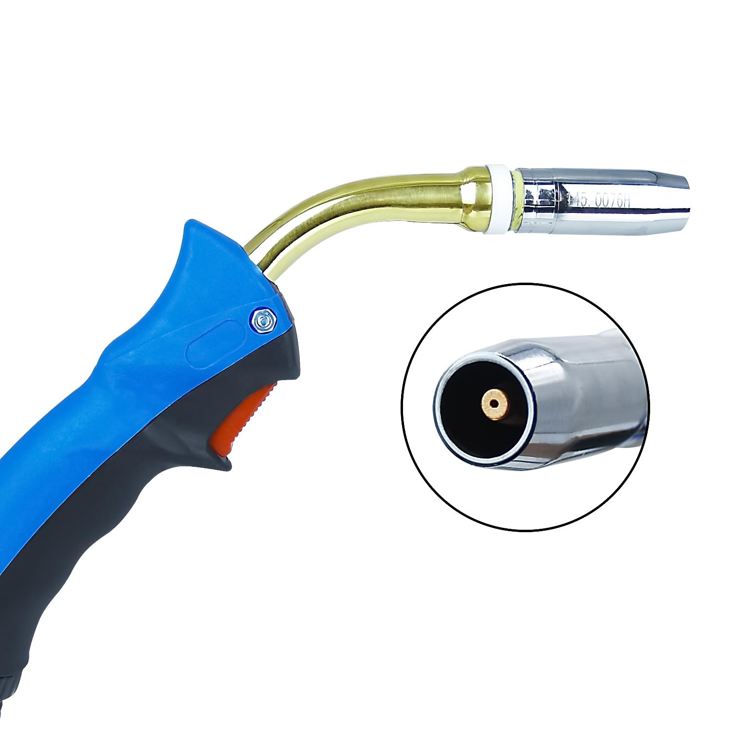 MIG MAG MB25 - Antorcha de soldadura para aluminio y acero inoxidable con conexión Eurocentral (3 m) VECTOR WELDING