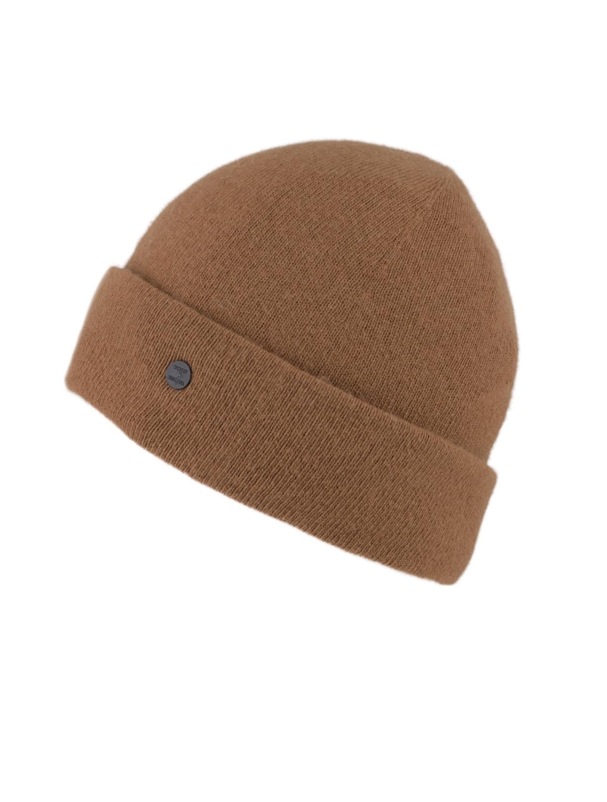 BICKLEY + MITCHELL Men's Cashmere Merino Beanie Hat, Brown, One Size