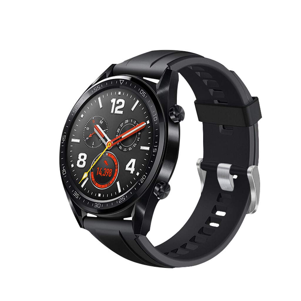 Tomepeia Replacement Silicone Watch Band for Huawei Watch GT Active 46mm Honor Magic Sport Strap
