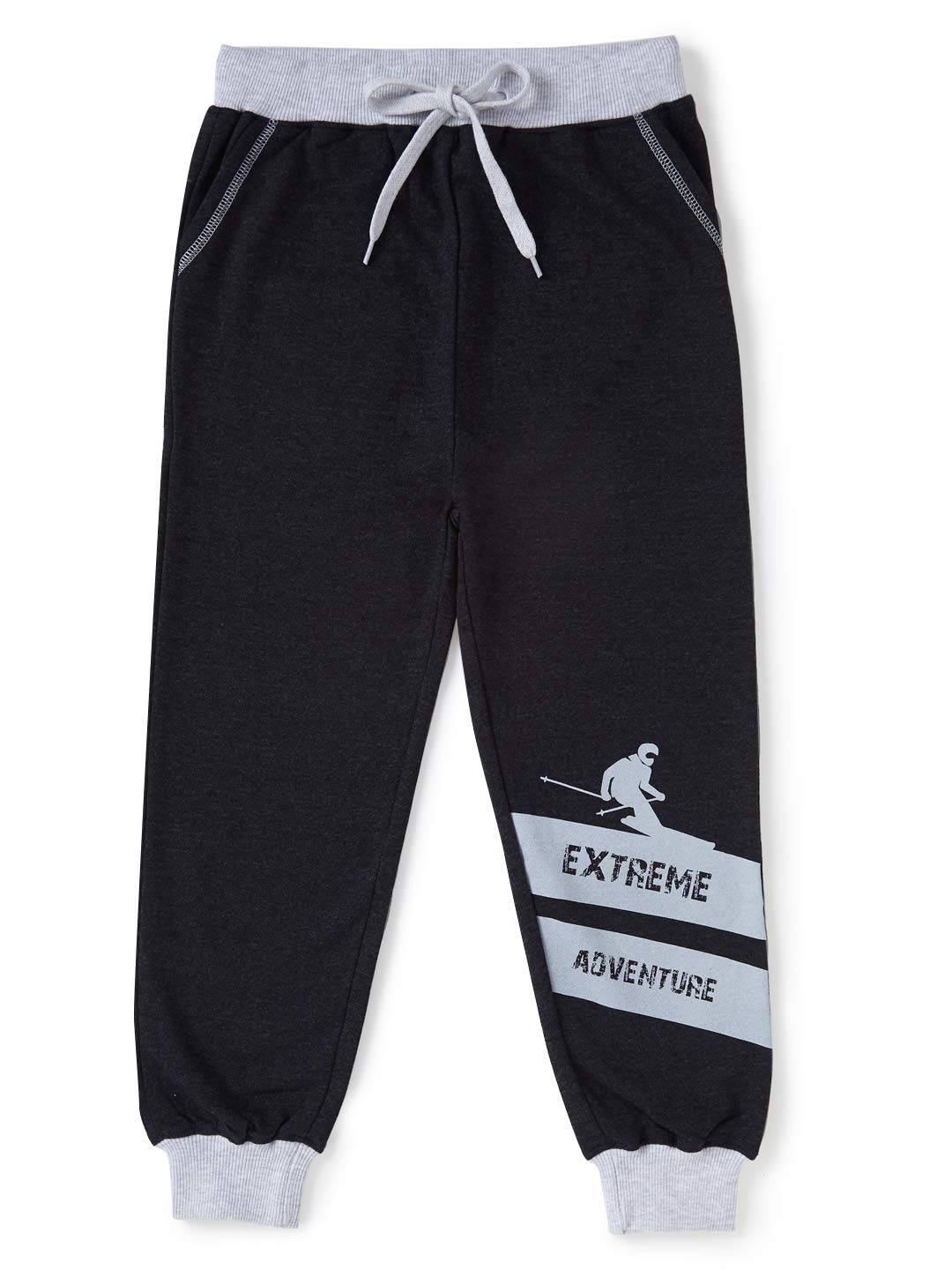 CuB McPAWS be curious Boys' Regular Fit Trackpants (BA19TRKBCT40A_Black_6-7 Years) 4