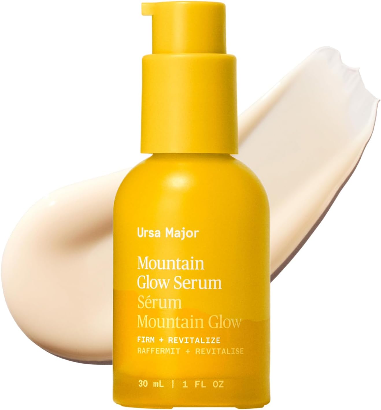 Ursa Major Mountain Glow Natural Face Serum | Vegan Daily Facial Moisturizer | Combat Wrinkles & Sagging Skin | Boost Radiance and Skin Glow | Cruelty-Free & Non-Toxic | For Men & Women | 1.0 ounce