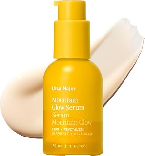 Ursa Major Mountain Glow Natural Face Serum | Vegan Daily Facial Moisturizer | Combat Wrinkles & Sagging Skin | Boost Radiance and Skin Glow | Cruelty-Free & Non-Toxic | For Men & Women | 1.0 ounce