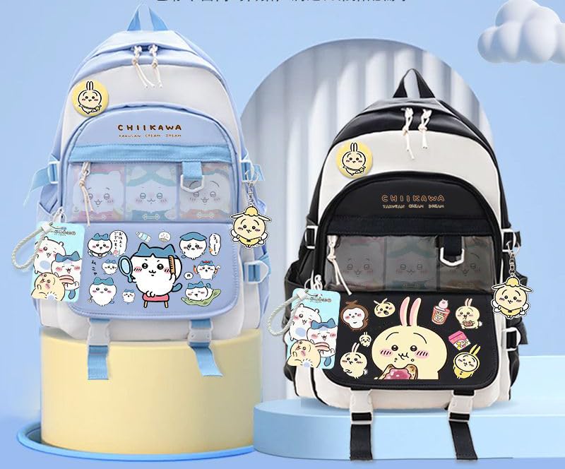 ちいかわ SACSTATION コラボ 入手困難 レア リュックサック バッグ ちいかわ リュック ハチワレ ウサギ リュックサック 学生 大人用 外出