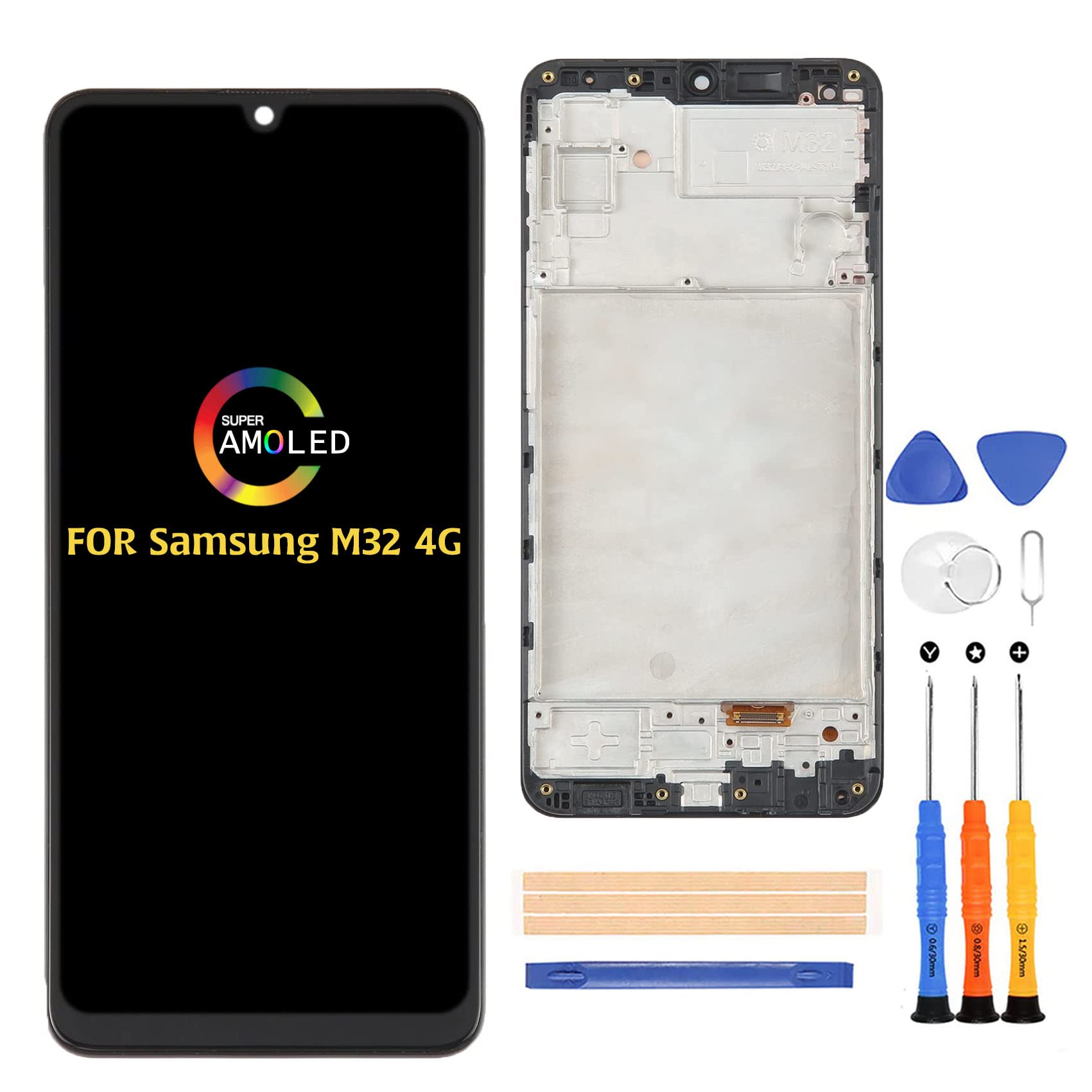Amazon.com: A-MIND for Samsung Galaxy M32 4G M325 OLED Screen