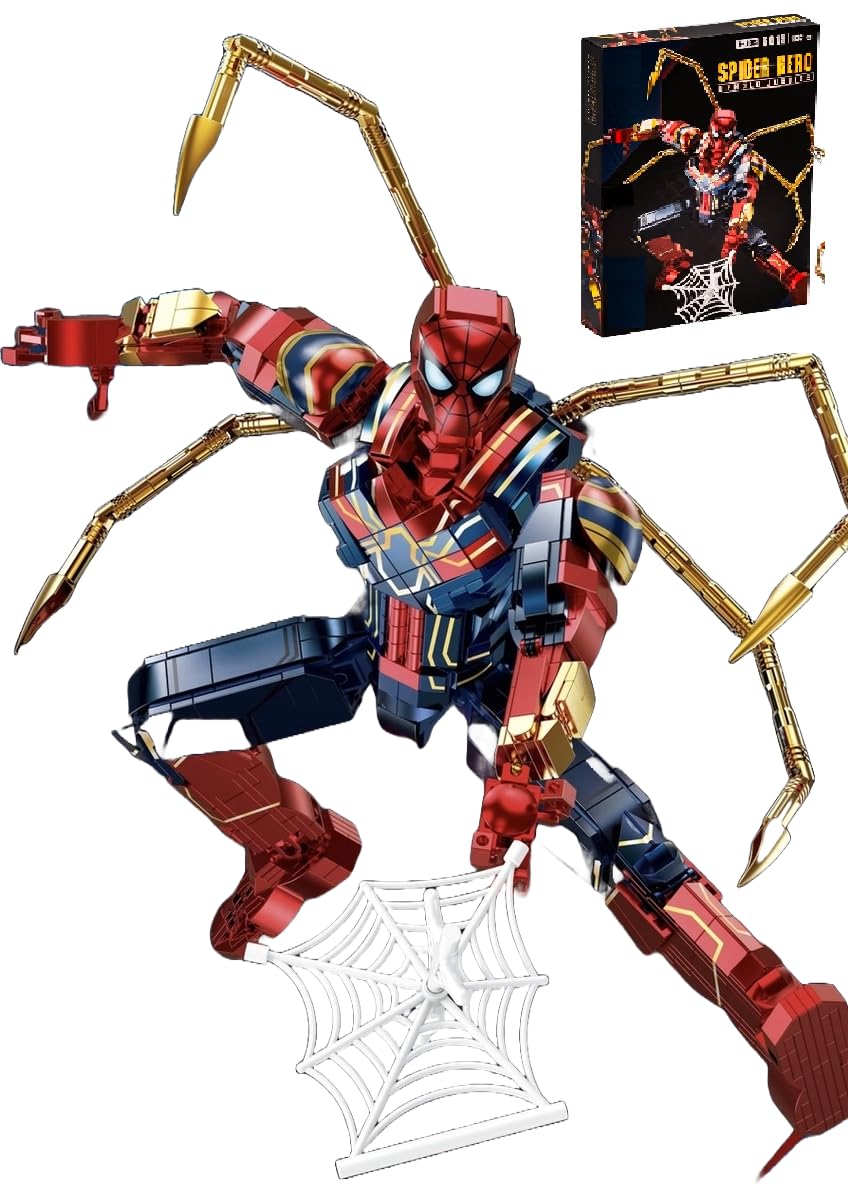 Bestie toys Spider Hero Building Blocks Plastic Bricks DIY Robot Model Toys for Boys, Kids Adults Gifts(1132pcs) (B0D9H6W273) Amazon Price History, Amazon Price Tracker