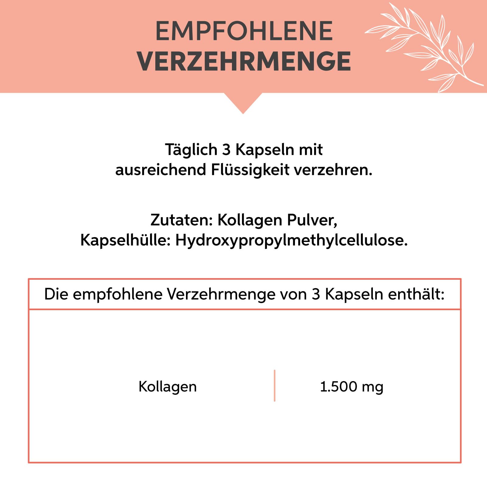 Lot de 1000 gélules de collagène | Haute dose de 1500 mg par jour | Peptides de collagène de bovin de qualité supérieure