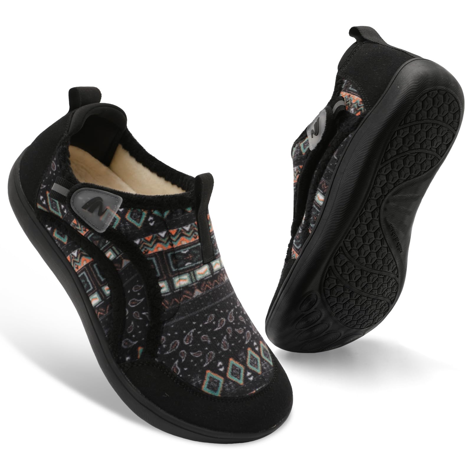 Spesoul Womens Slippers Adjustable Wide Diabetic Shoes Swollen Edema House Slipper Indoor Outdoor Slippers Barefoot House Shoes Cozy Walking Shoe for