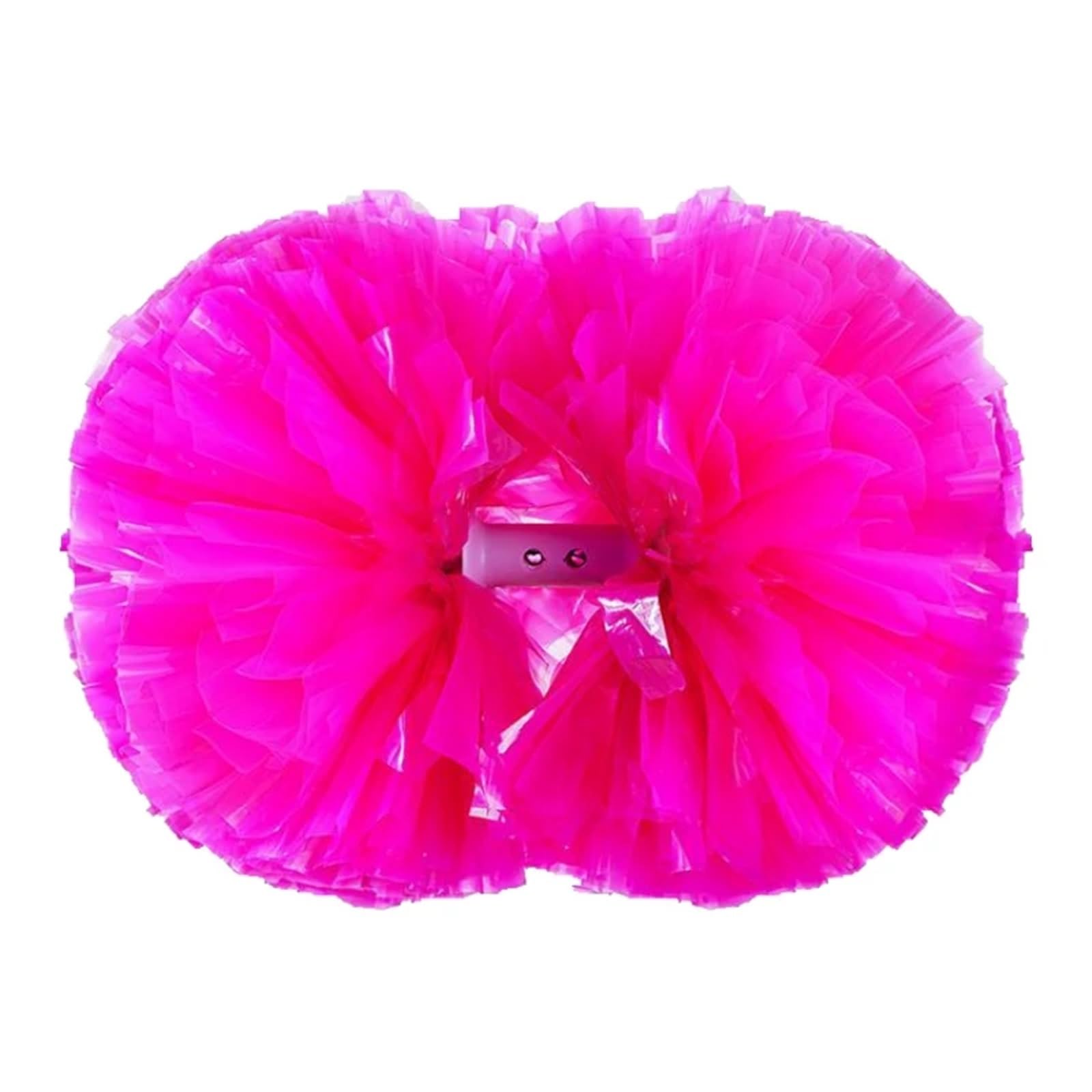 ZWCSHUU Cheerleader Pom Poms 2 Pack Cheerleading Pom Poms With Baton Handle For Team Spirit Sports For Adults Sport Competition(Color12)