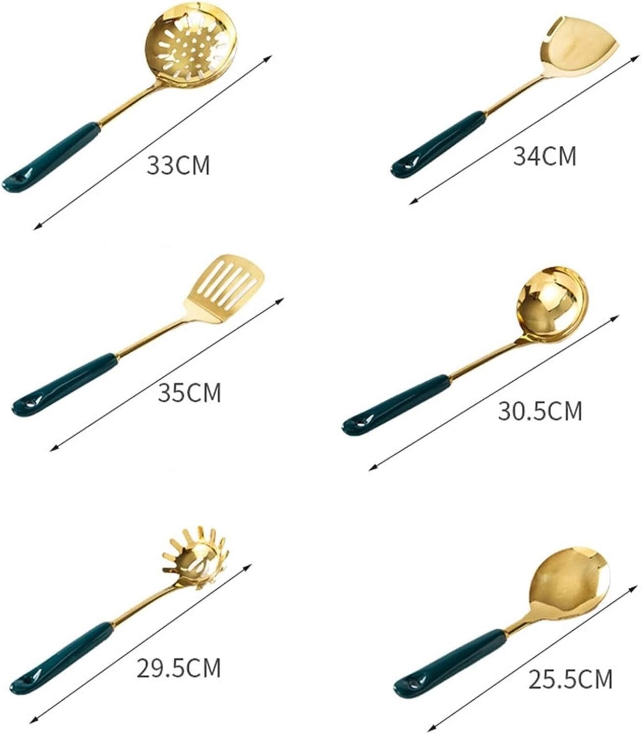 Nordic Style Stainless Steel Kitchen Utensils Set With Ceramic Handles And Elegant Storage Rack