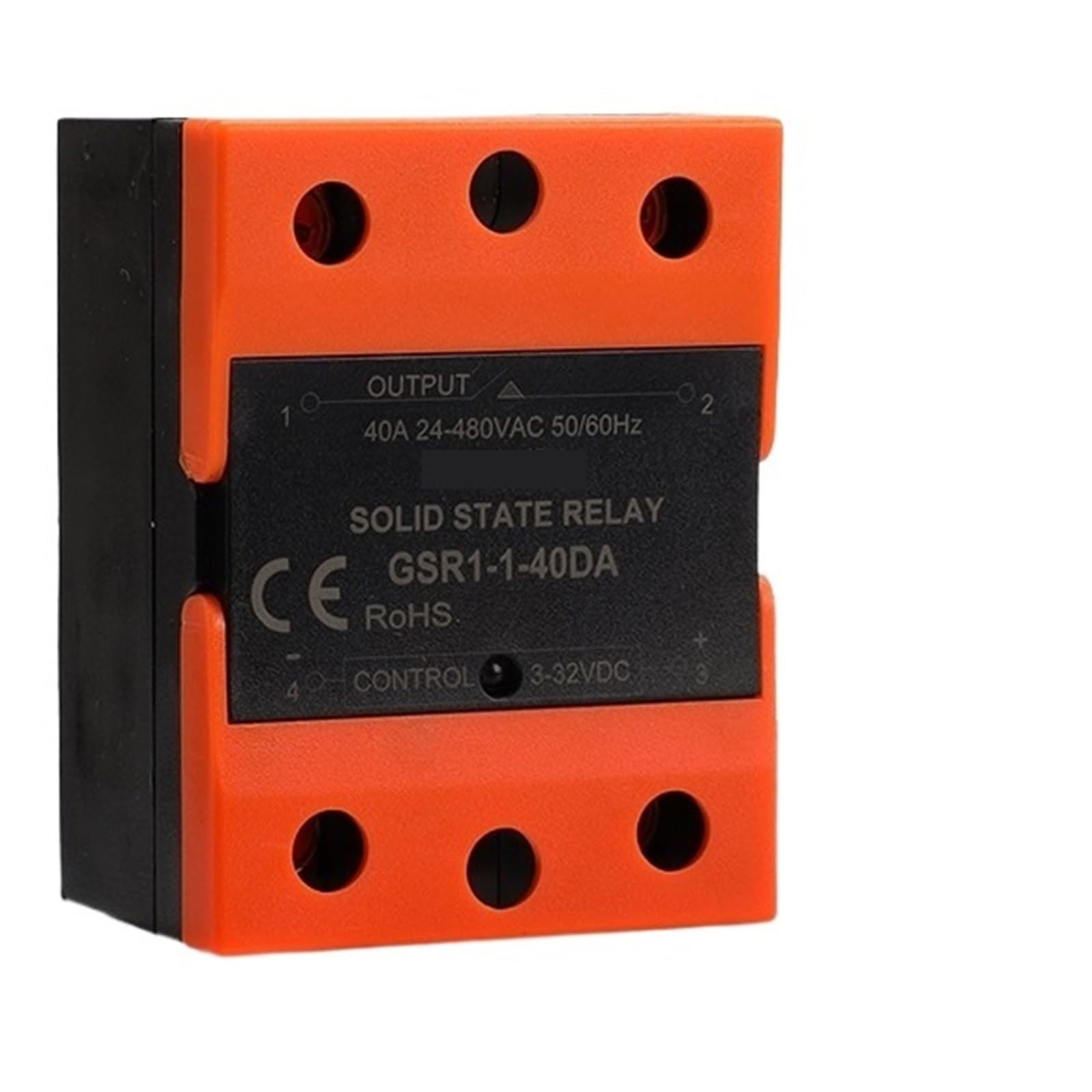 NWPNLXEA SSR Single Phase Solid State Relay DC to AC SSR-25DA SSR-40DA(GSR1-1-25DA)
