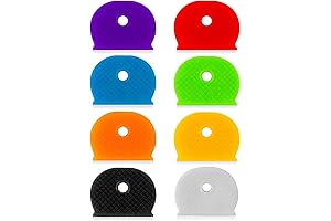 Sukh Key Tags Vintage Plastic Silencer Toppers Protector Organizer Labels House Cute Key Accessories