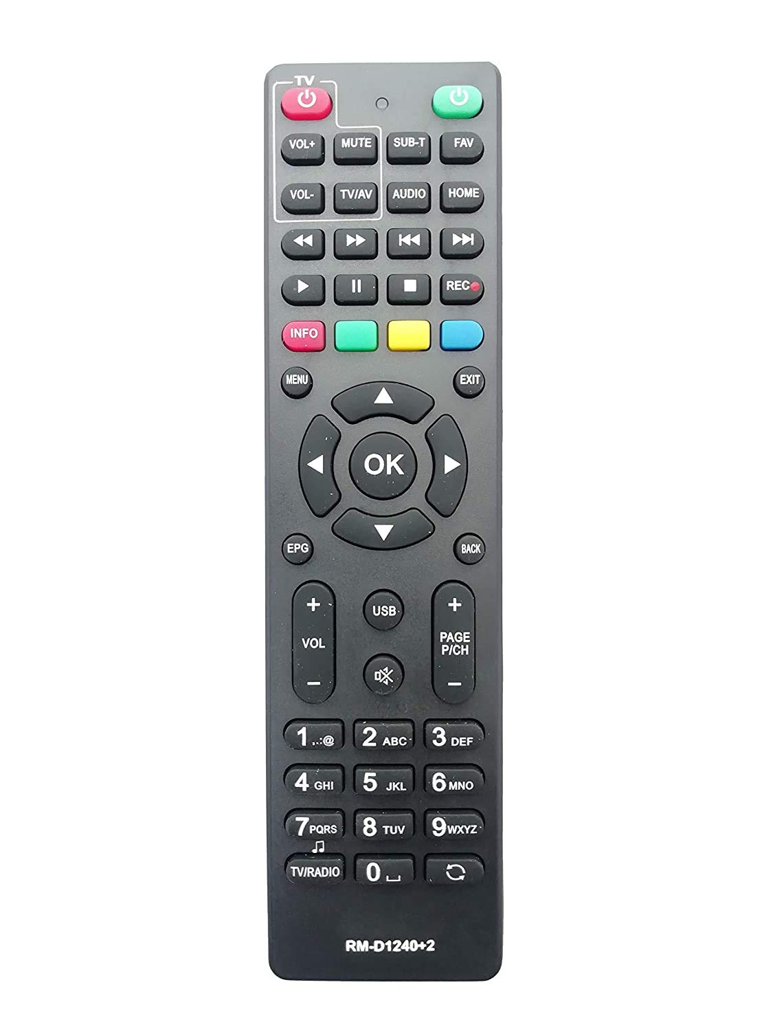 Bot Control Mahal Remote BhalTech RM-D1240+2 Universal Remote Control Instruction Manual