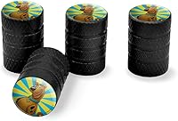 Vista 1 de GRAPHICS & MORE Scooby-Doo - Tapones de válvula de aluminio para llantas de neumático