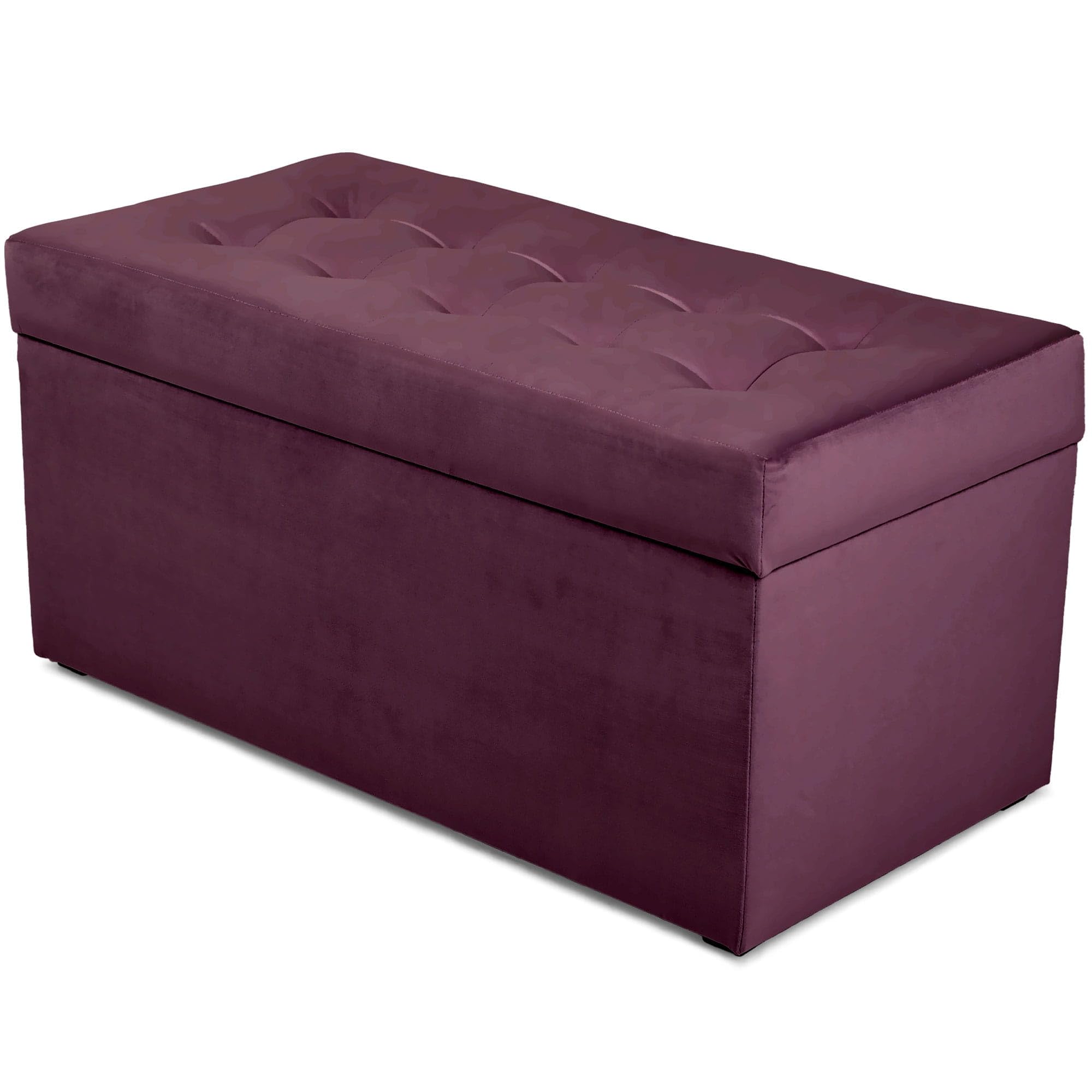 MG Design Storage Bench Ottoman – Solid Wood Frame, Upholstered Seat, Lift-Top Compartment – 18 x 35 in (45 x 90 cm) – Supports up to 300 kg — image 1