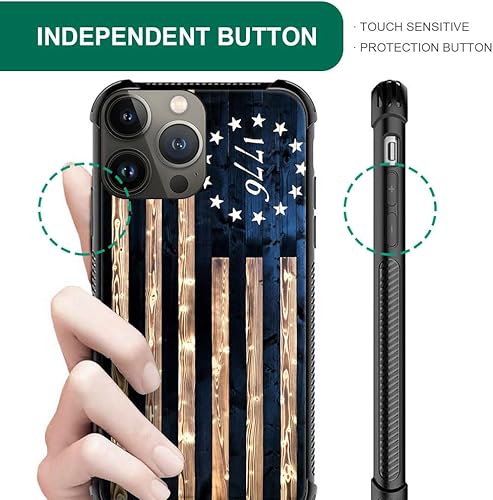 Miniatura 8 de DAIZAG Funda compatible con iPhone 15 Pro Max, funda Art Golden Rose para iPhone 15 Pro Max, fundas para hombre y mujer, protección completa, a