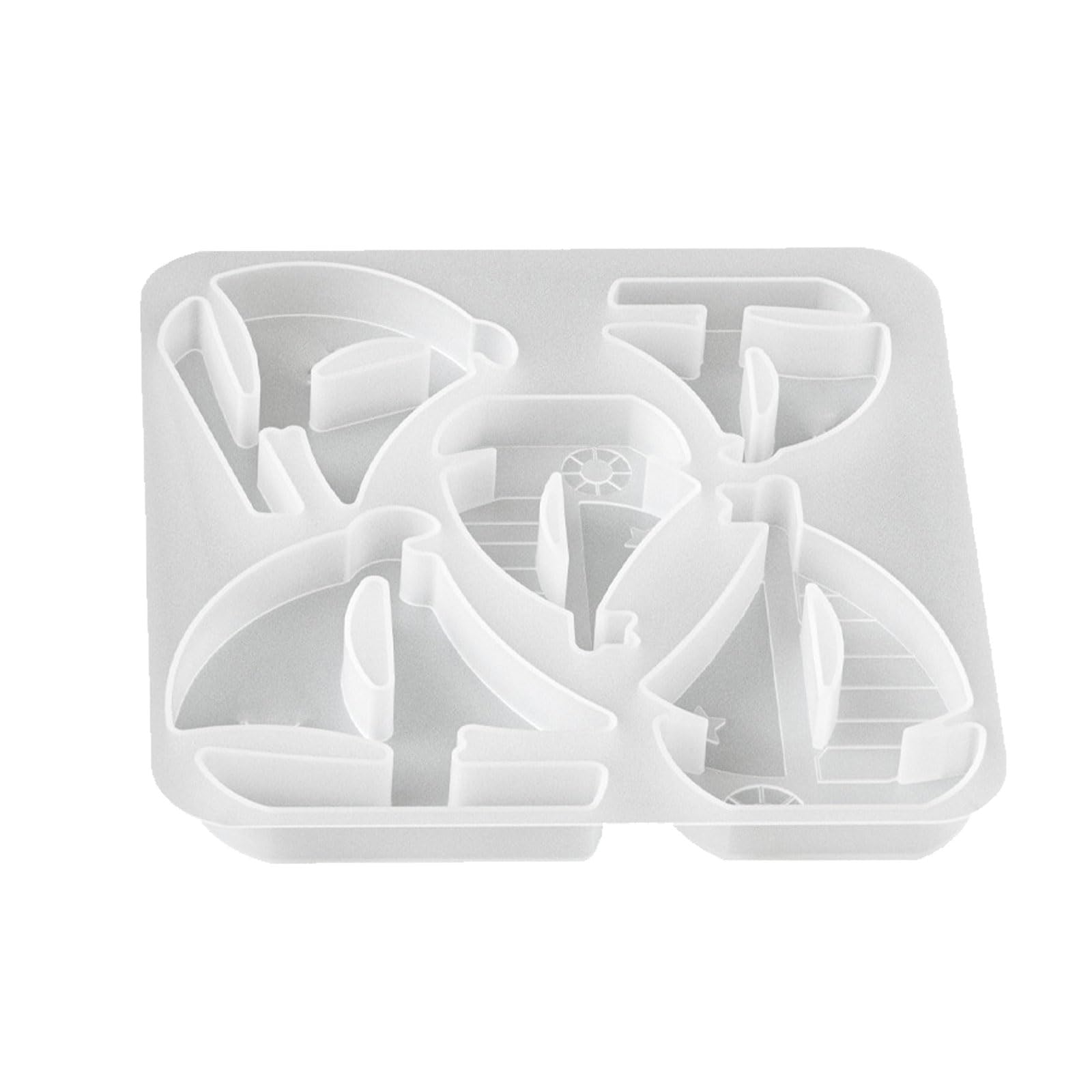 Kangnice Creative Love Sailboats Silicone for Soap and Plasters Art Projects Unique Gift Making