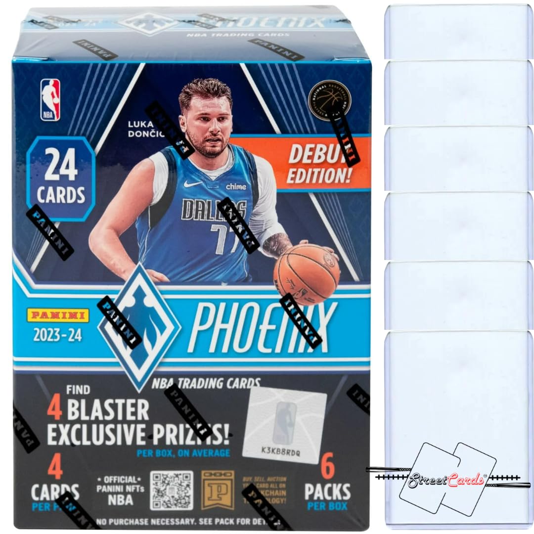 2023-24 Panini Phoenix NBA Basketball Blaster Box with 24 Trading Cards  Toploaders! STREETCARDS!