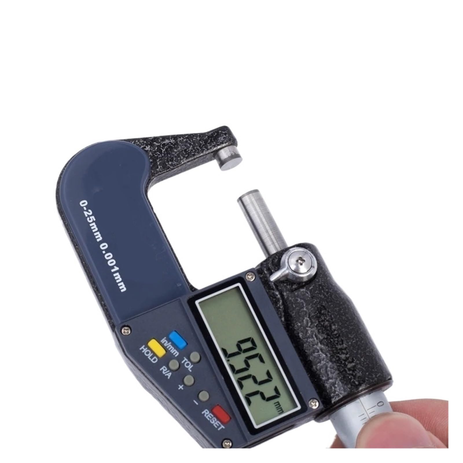 Lektronische Bügelmessschraube 0,001 mm Digital-Mikrometer 0-100 mm Elektronische Außenmikrometer Chrom(75 100mm)