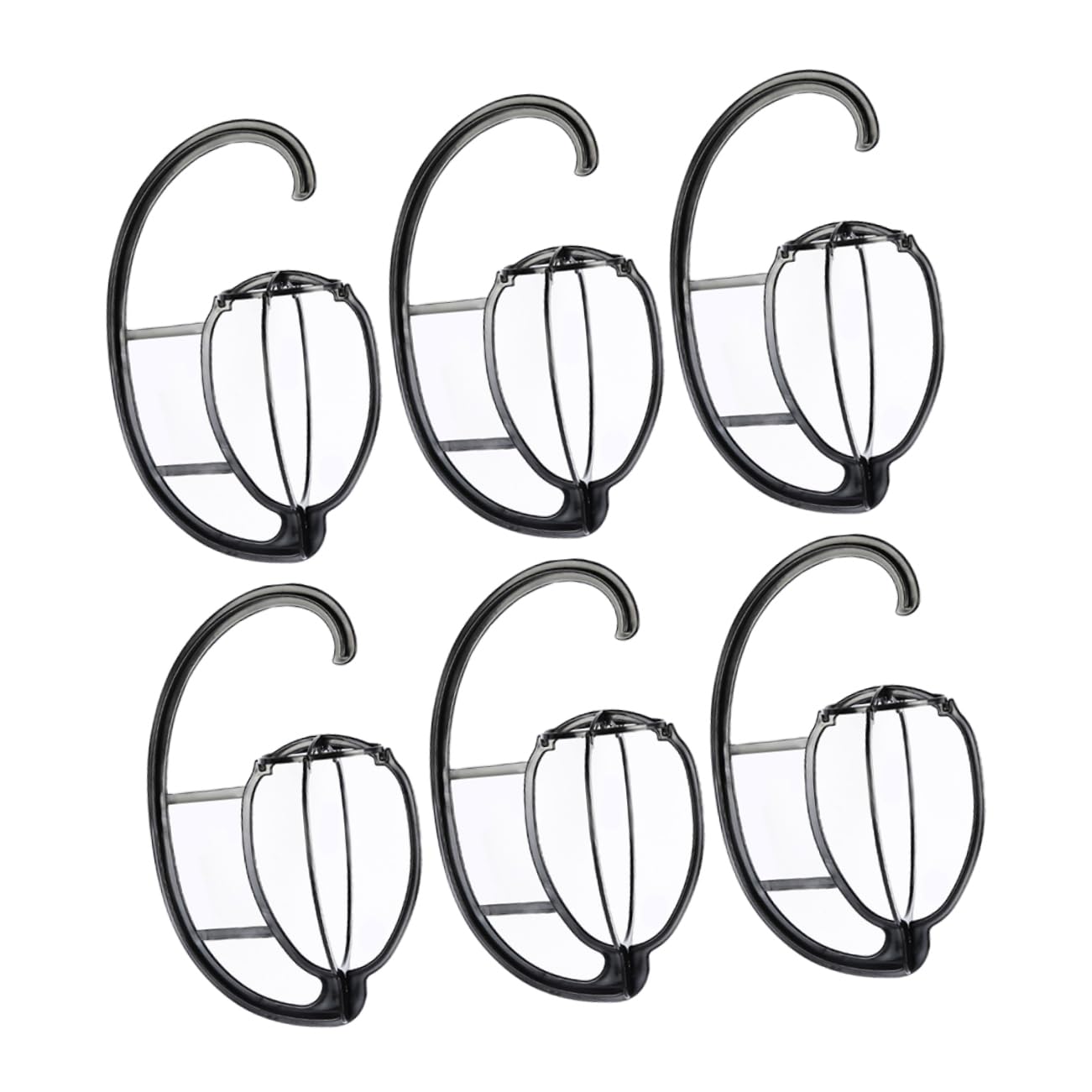 Ipetboom 6pezzi Porta Parrucche Supporto per Appendere Parrucche Smontabile Design Sospensione Materiale di Qualità Compatto e Portatile per Viaggio