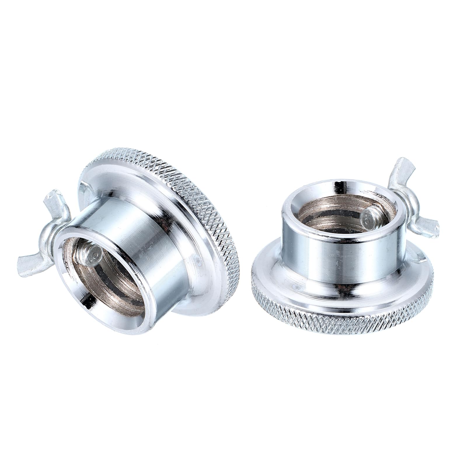 uxcell Barbell Collar Screw Clamps, 28mm Anti-Slip Spin Lock Collar Screw Clamps for Barbell Dumbell Weight Lifting, 2Pcs