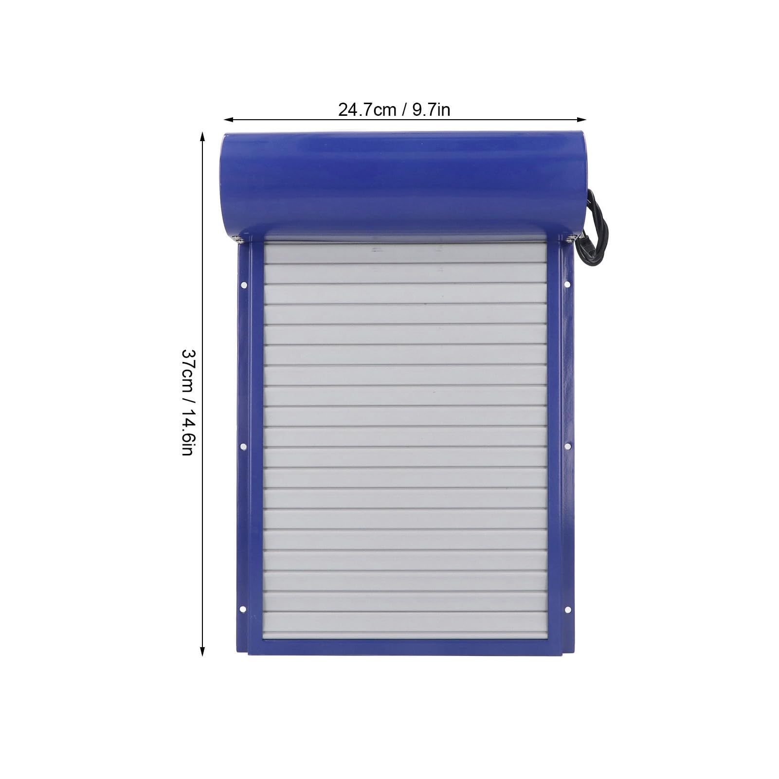 Generic Puerta Automática para Gallinero Alimentada por Energía Solar con Control de Temporizador Programable para Patos y Pollos, Hierro, Metal y Plástico Duraderos, 14,6x9,7 Pulgadas