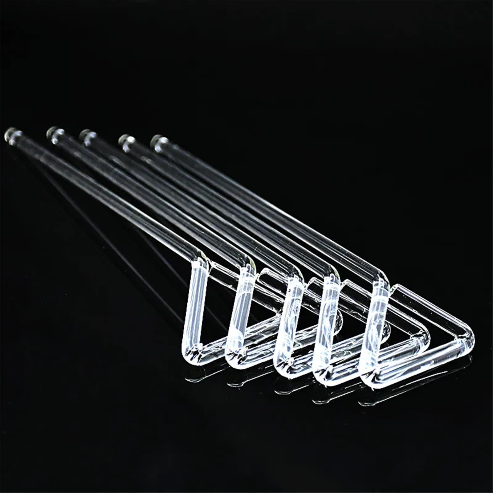 Spanditore di cellule in vetro, barra rivestimento cellulare triangolare, piastra coltura, applicatore rivestito, spatola, piastre spinta da 35 mm, confezione 10
