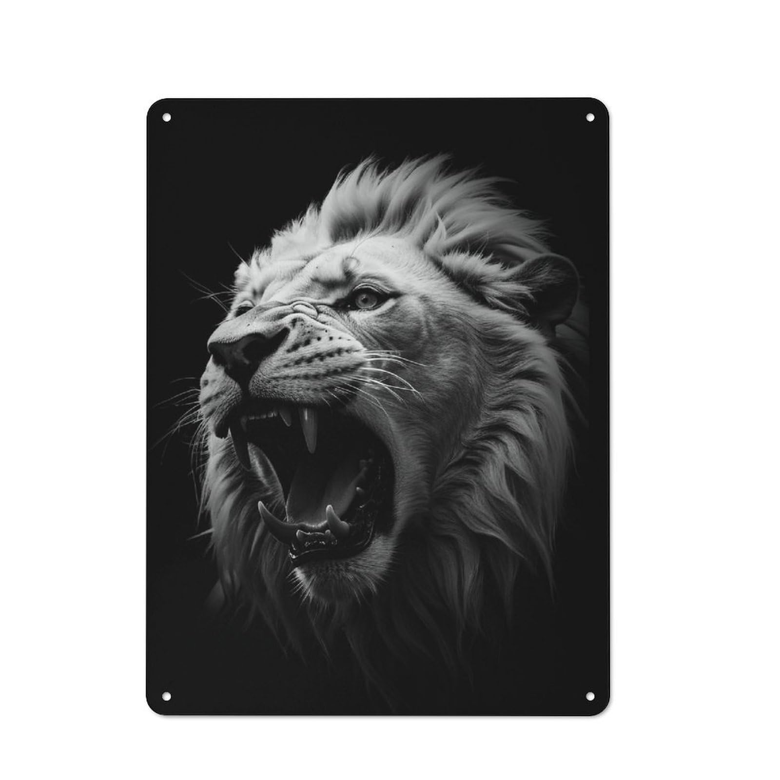 Junmoney Kings Wrath Metal Plaque 40X30cm With For Garage Wall, Retro Decor, For Garage Decor Collectors Refreshing A Room In Autumn