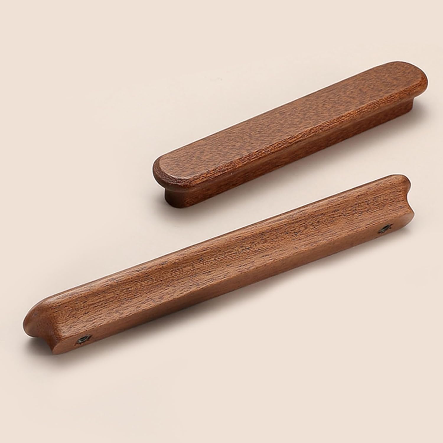 Log Wood-2.52 in 6 pcs Wood Drawer Knobs Pulls Handles Kitchen Cabinets Furniture Dresser Wardrobe Cupboard Drawer Knobs Pulls Handle