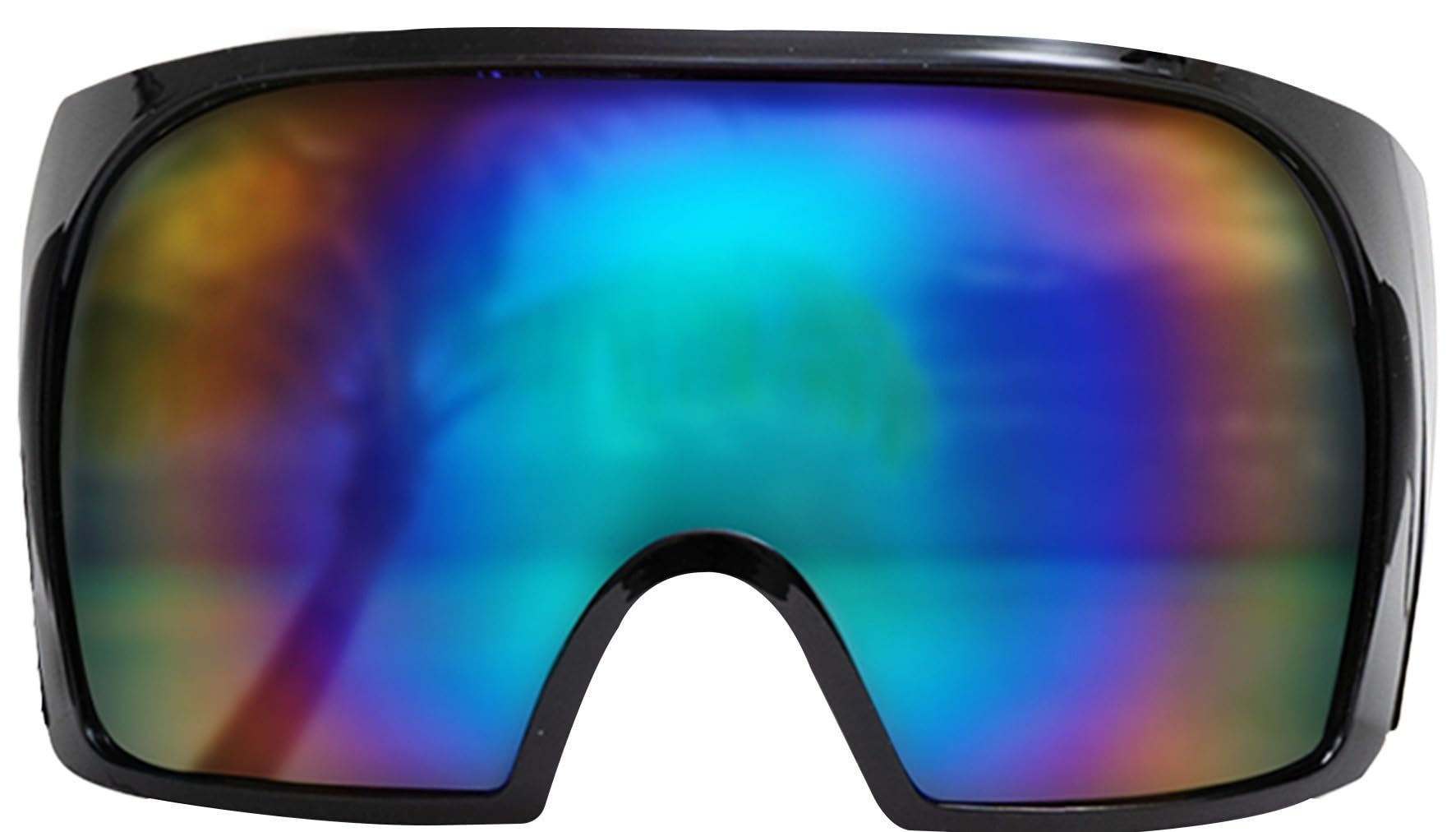 Übergroße Anti-Beschlag-Sonnenbrille mit komplettem Pflegeset, stilvoll und futuristisch für Damen, Herren und einige Jugendliche