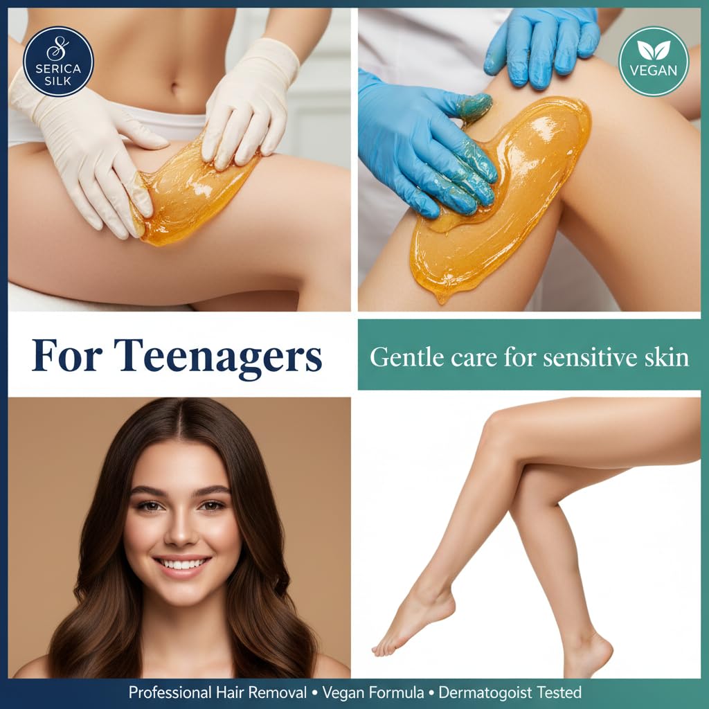 Sugaring Pasta Depilazione Cera 500 g – Densità media, cera di zucchero per corpo, brasiliano/bikini e gambe, per principianti e professionisti, salone e casa, senza riscaldamento, vegano e