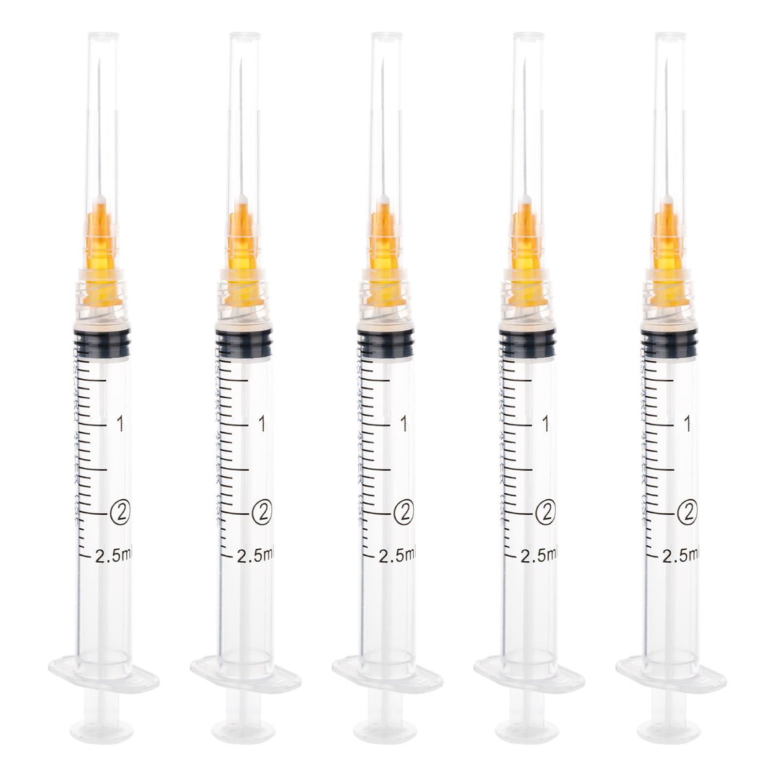 1ml Syringe, 1cc Luer Lock Syringes with 25G 1 inch Needle, for Lab Liquids Refilling , Individually Wrapped , 100 Pack — Amazon image 14