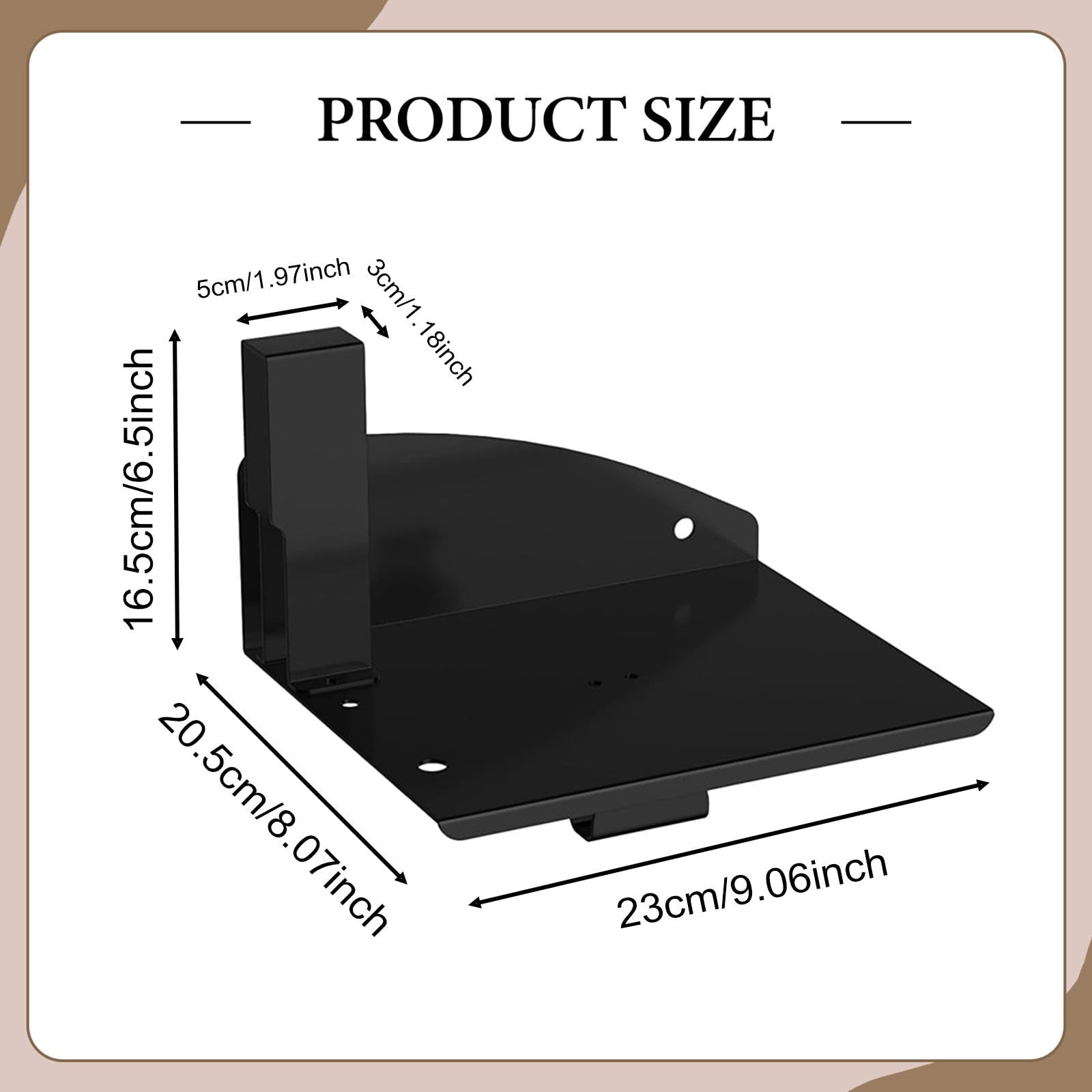 Sharplace Soporte para Motosierra Portaherramientas Montado en Pared Organizador Estructura de Metal Resistente Compatible con Herramientas Eléctricas Adecuado, Negro
