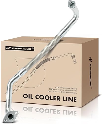 Miniatura 1 de A-Premium Línea de retorno de aceite del turbocompresor compatible con Volkswagen JettaGolf 2000-2006, Beetle 1999-2005 y Audi TT 2000-2006, 1.8L,