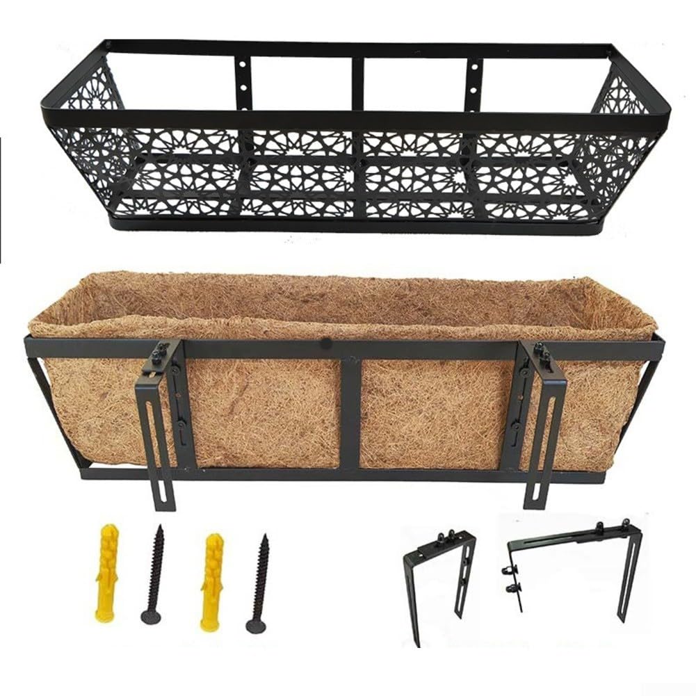 Hängeblumenkorb 24 Zoll Kokosfaser Einsatz(With stand)