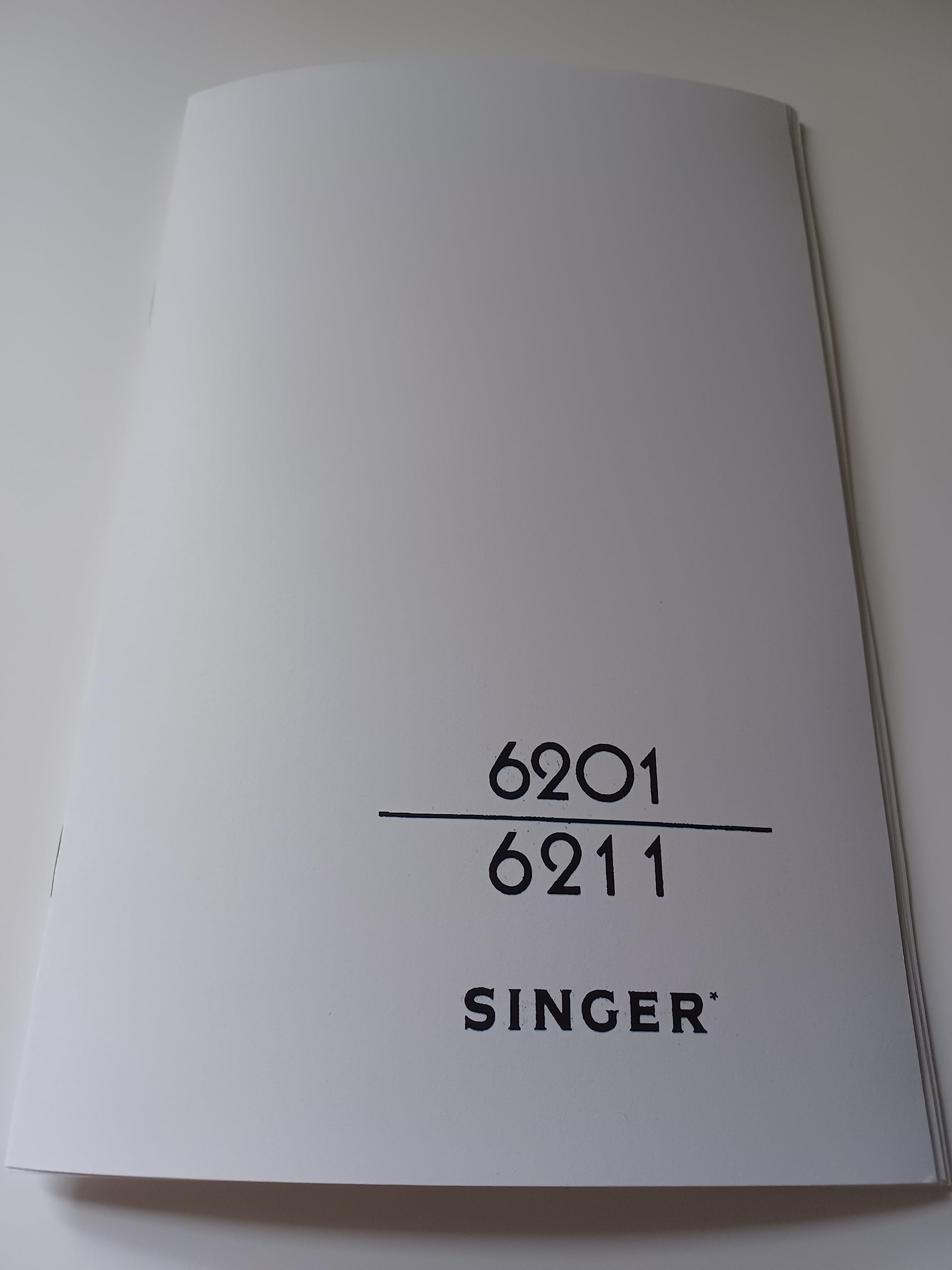 Singer 6211 Manual for Sewing Machine Instruction (Reproduction)