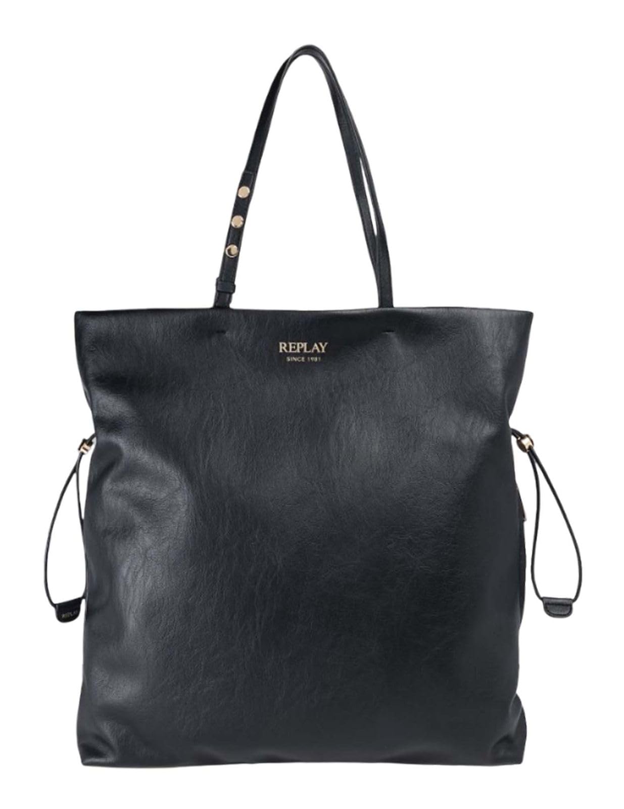 Replay Women's FW3800 Tote Bag, 0098 Black, 0098 Black, Einheitsgröße